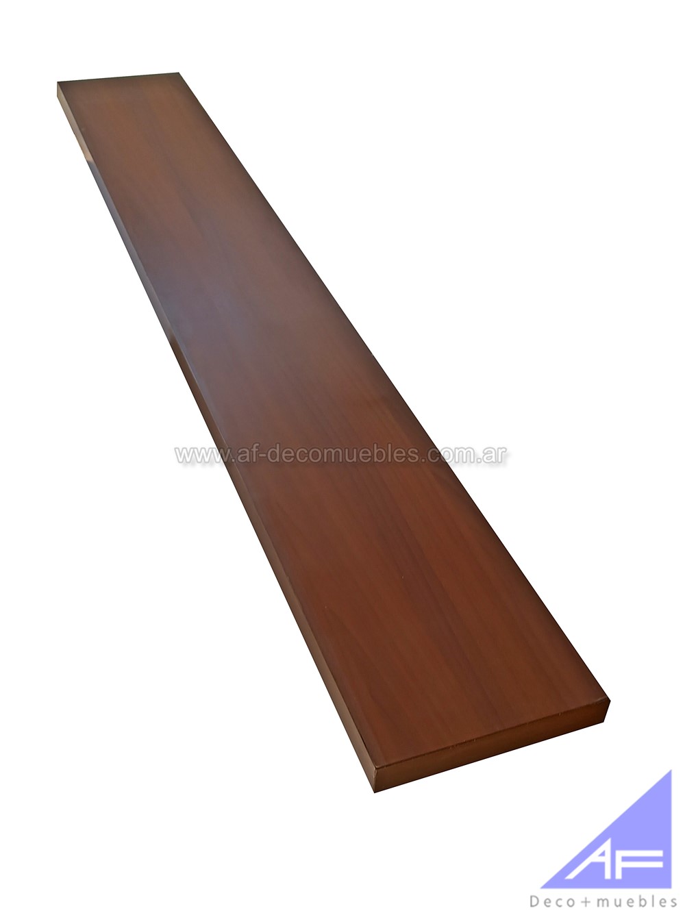 Estante flotante premium 25x180cm - cedro