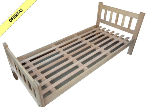 Cama comun de pino 80x190