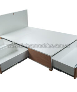 cama cajonera plak 1 plaza 100cm