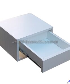 mesa flotante mini cajon y estante