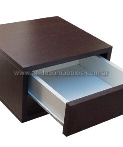 mesa flotante mini cajon y estante