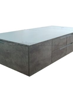 cama cajonera magna 8 de 1 plaza - premium