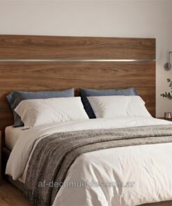 Respaldo de piso simple para cama de 2 plazas