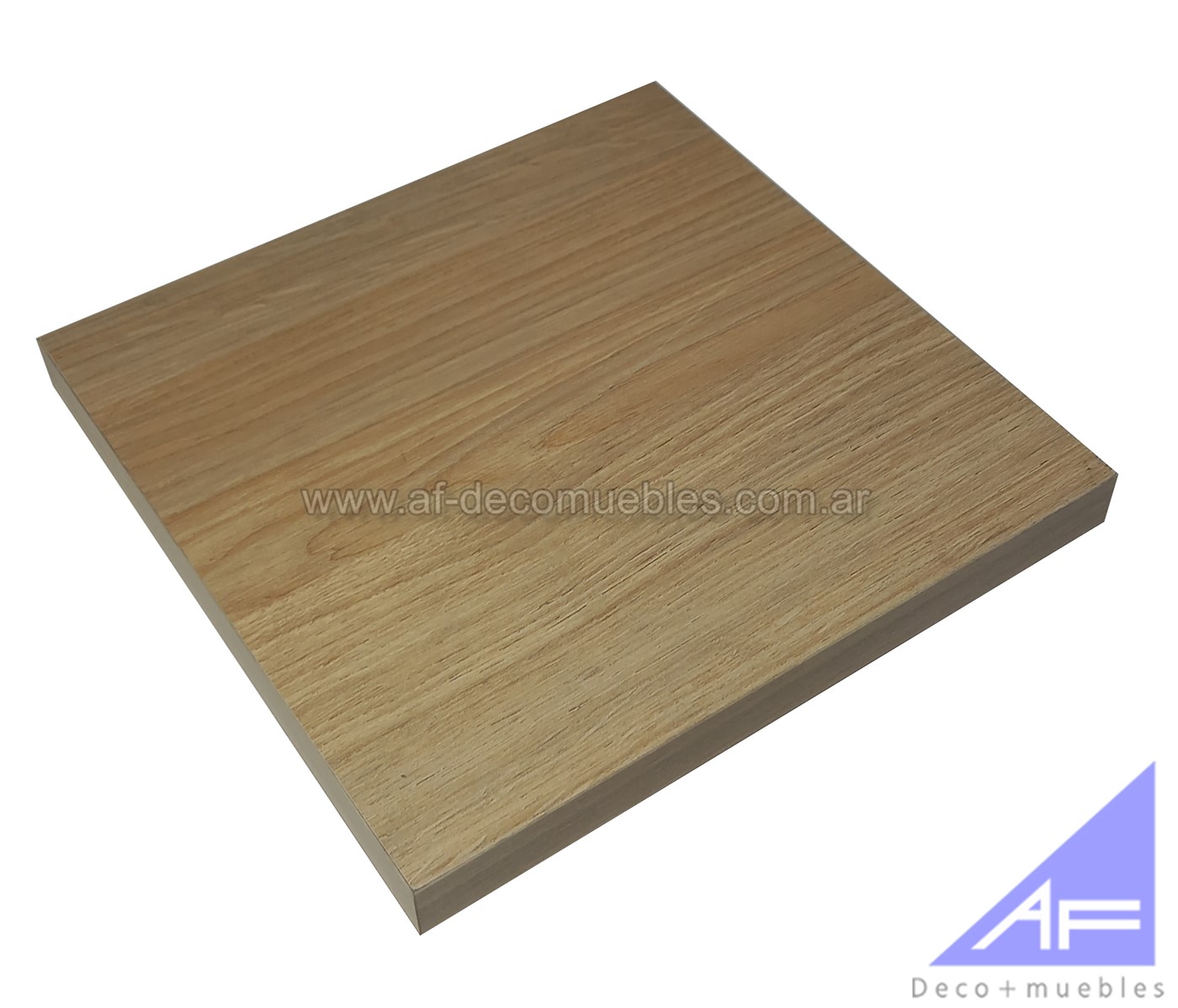 Estante flotante economico 20x20cm roble natural