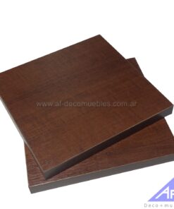 Estante flotante economico 20x20cm tabaco x 2ud.