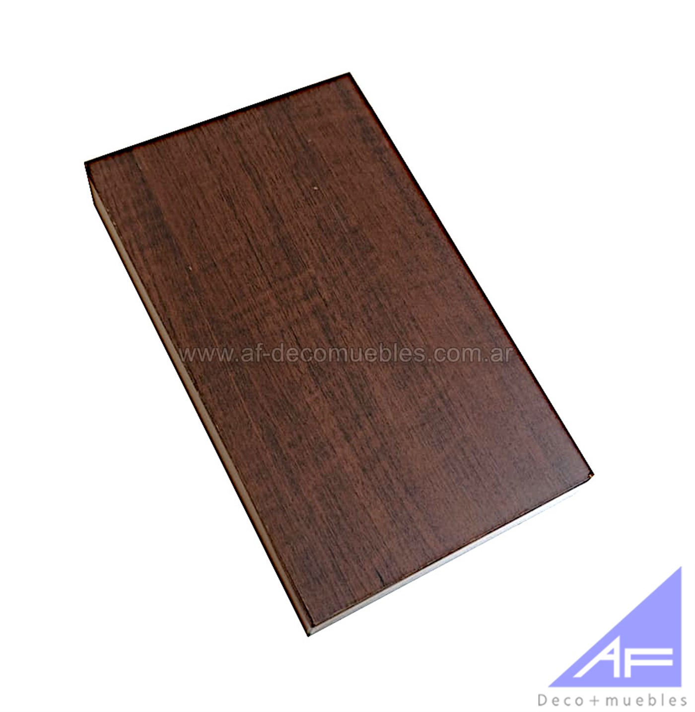 Estante flotante intermedio 20x40cm tabaco