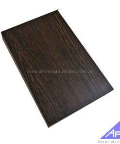 Estante flotante intermedio 15x25cm wengue