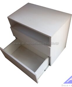 Vanitory flotante 70cm doble cajon