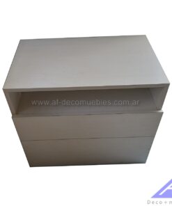 Alternative view of Vanitory flotante 70cm doble cajon