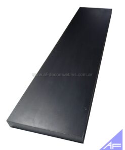 Estante flotante intermedio 25x100cm-negro