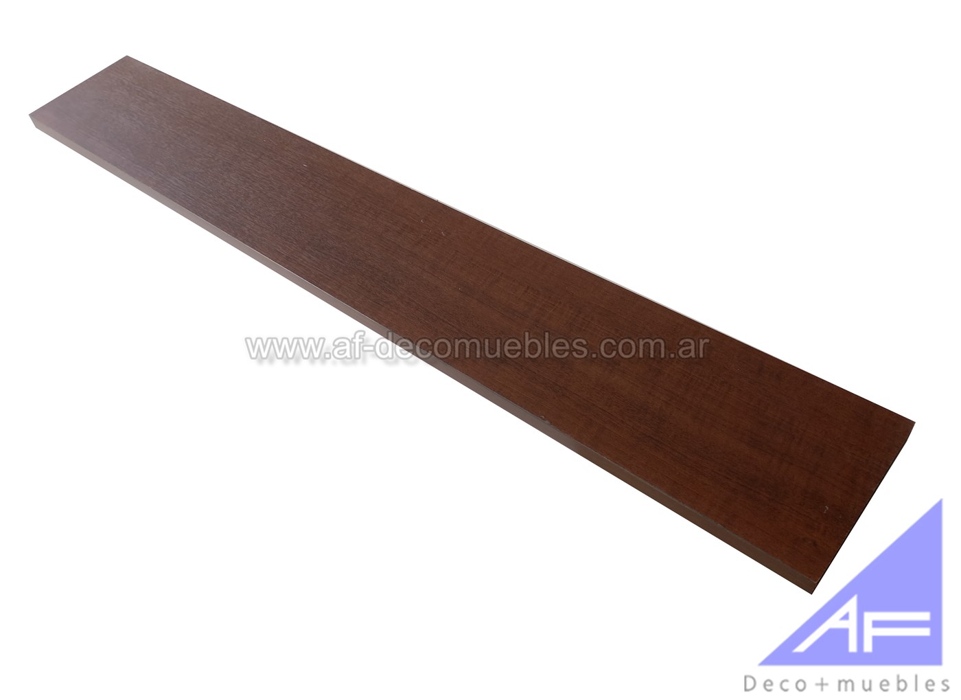 Estante flotante economico 15x100cm - tabaco
