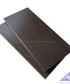 Estante flotante económico 20x45cm wengue x 2ud.