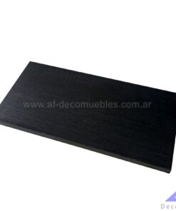 Estante flotante economico 25x50cm ebano negro